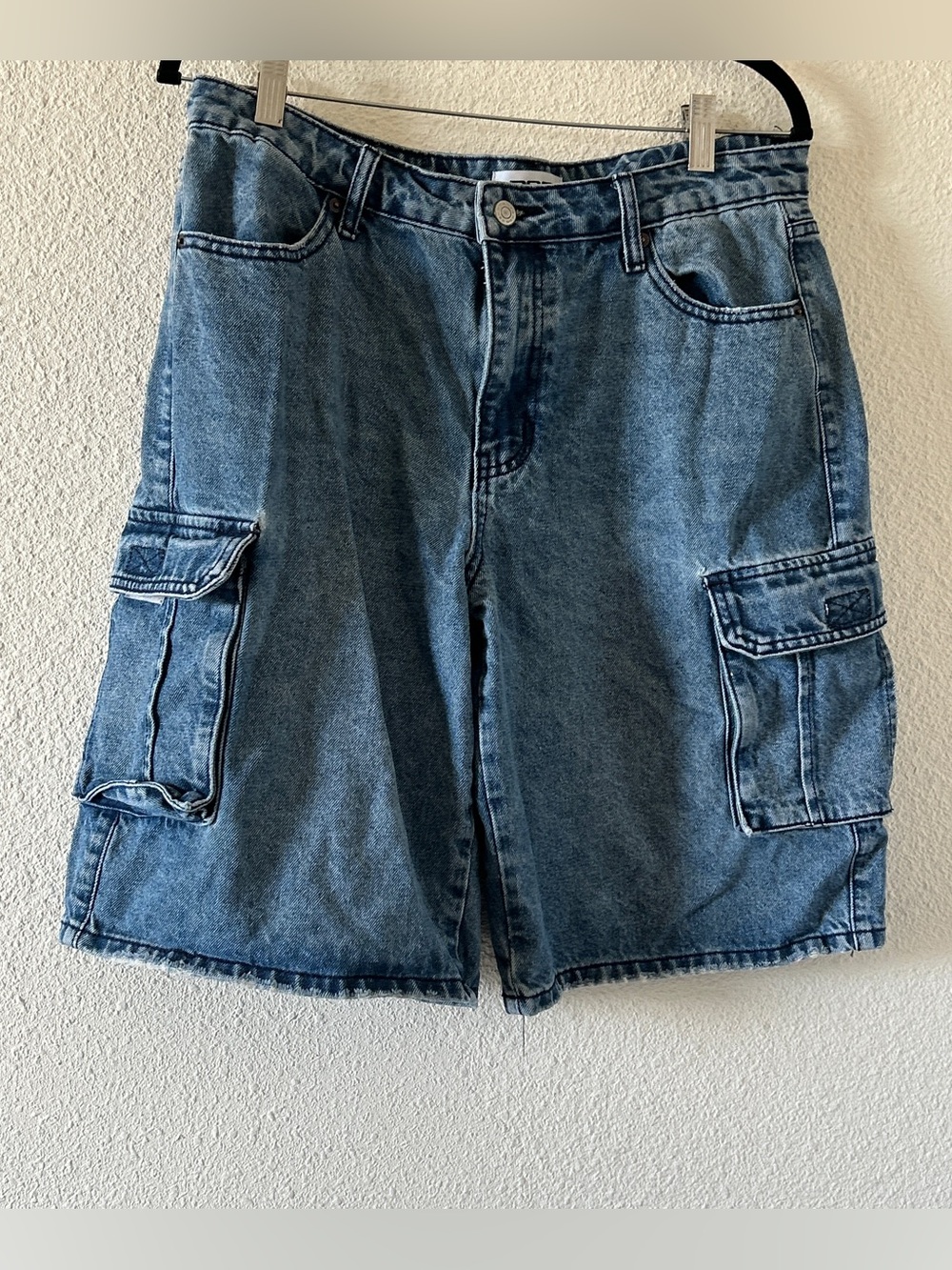 RSQ Cargo Denim Shorts Street style Casual Women’s 29 Blue unisex